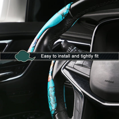 Car Universal China-Chic Relief Steering Wheel Cover (A Born Beauty) - Steering Wheel Accessories by buy2fix | Online Shopping UK | buy2fix