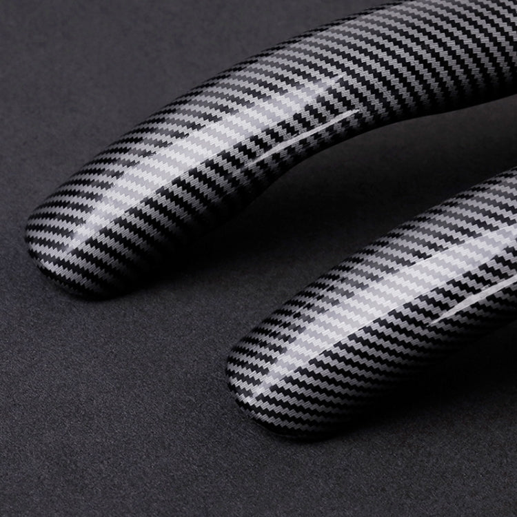 Car Universal Carbon Fiber Steering Wheel Cover (Black) by buy2fix