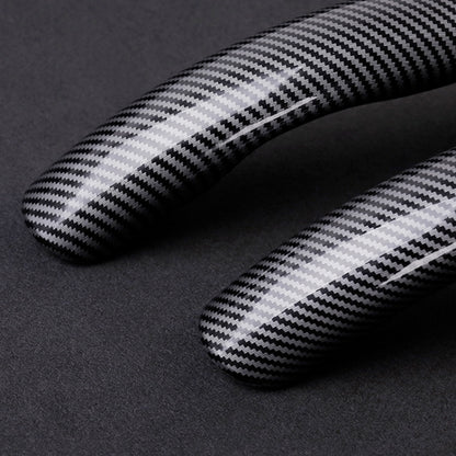 Car Universal Carbon Fiber Steering Wheel Cover (Black) by buy2fix