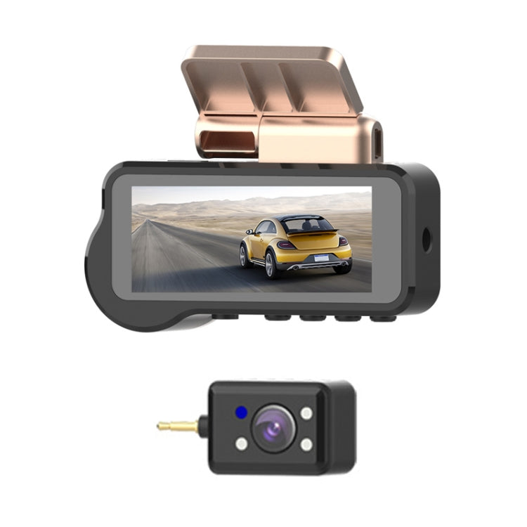 F22 3.16 inch 1080P HD Night Vision Driving Recorder, Standard Version with In-car View Camera by buy2fix