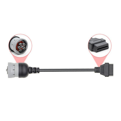 J1708 6Pin to OBD2 16Pin Female Car Diagnostic Adapter Cable - Cables & Connectors by buy2fix | Online Shopping UK | buy2fix