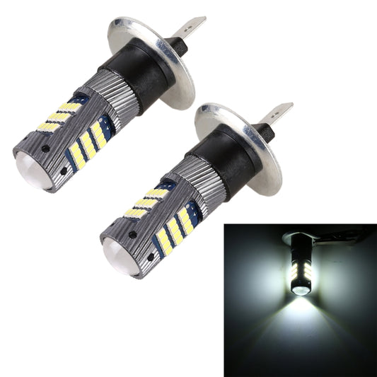 1 Pair H1 DC12V / 5W Car LED Fog Light with 42LEDs SMD-2016 Lamp Beads (White Light) - Fog / Driving Lights by buy2fix | Online Shopping UK | buy2fix