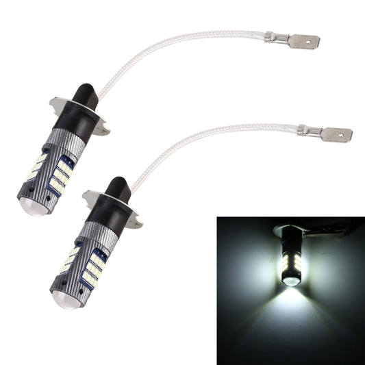 1 Pair H3 DC12V / 5W Car LED Fog Light with 42LEDs SMD-2016 Lamp Beads (White Light) - Fog / Driving Lights by buy2fix | Online Shopping UK | buy2fix