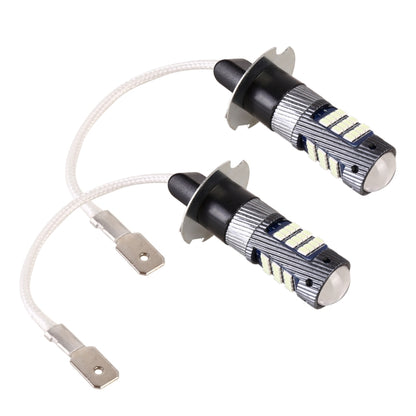 1 Pair H3 DC12V / 5W Car LED Fog Light with 42LEDs SMD-2016 Lamp Beads (Yellow Light) - Fog / Driving Lights by buy2fix | Online Shopping UK | buy2fix