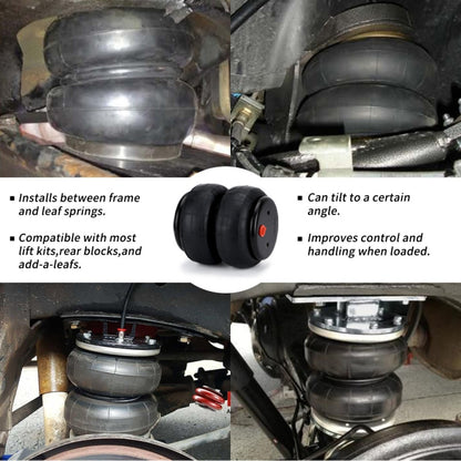 Car Airbag 1/2 inch NPT Single Port 2600LB Air Suspension Kit - Others by buy2fix | Online Shopping UK | buy2fix