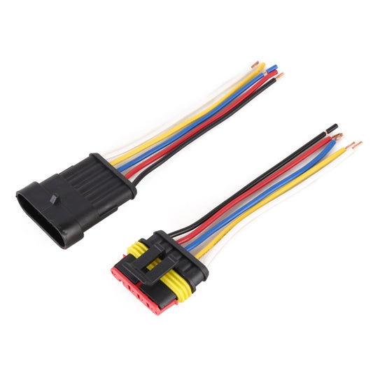 Car 5Pin Waterproof Lamp Holder - Wires by buy2fix | Online Shopping UK | buy2fix