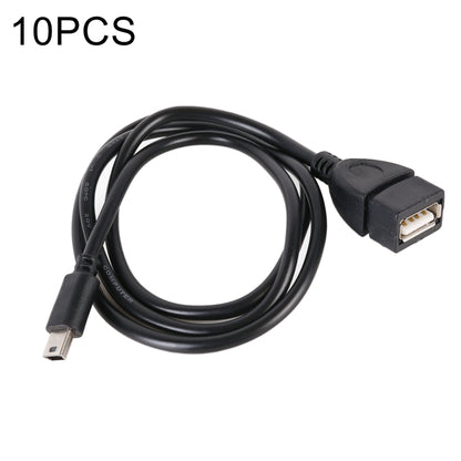 10 PCS Car OTG Head to USB Cable, Cable Length: 80cm - Terminal connectors by buy2fix | Online Shopping UK | buy2fix