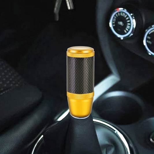 Universal Car Carbon Fiber Metal Gear Shift Knob (Gold) - Shift Knob by buy2fix | Online Shopping UK | buy2fix
