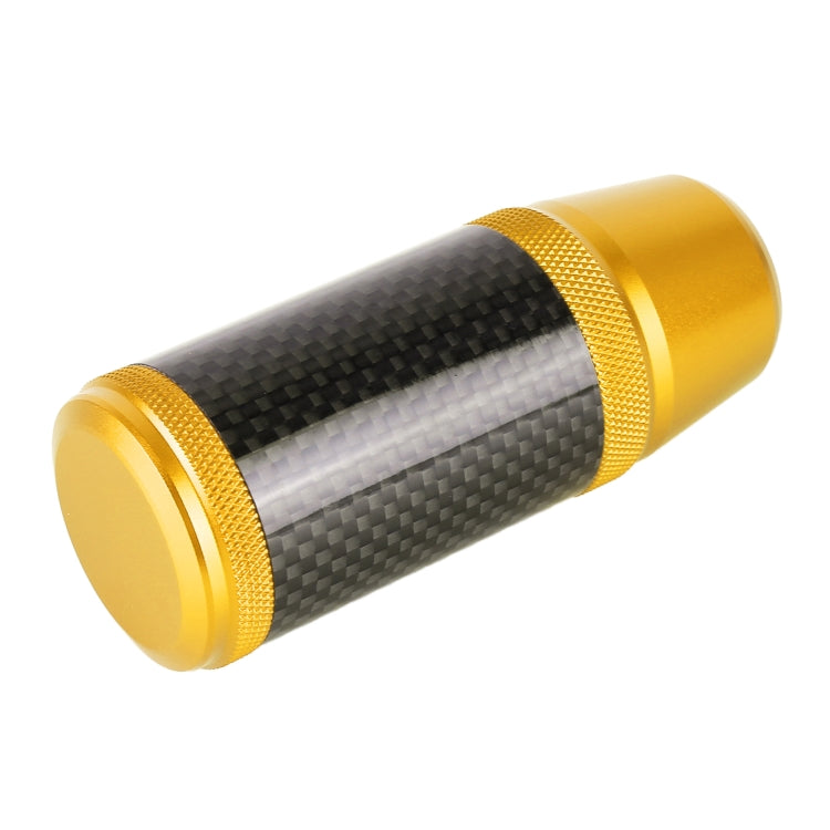 Universal Car Carbon Fiber Metal Gear Shift Knob (Gold) - Shift Knob by buy2fix | Online Shopping UK | buy2fix