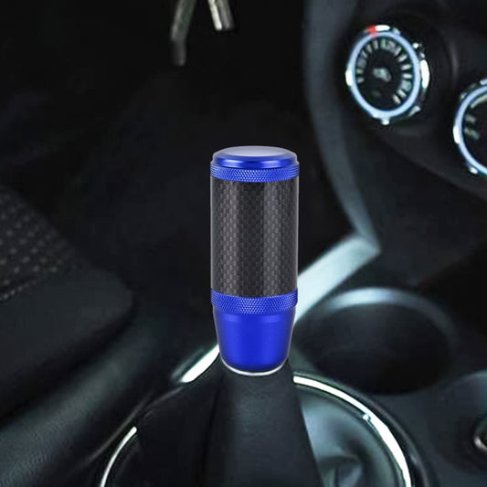 Universal Car Carbon Fiber Metal Gear Shift Knob (Blue) - Shift Knob by buy2fix | Online Shopping UK | buy2fix