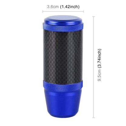 Universal Car Carbon Fiber Metal Gear Shift Knob (Blue) - Shift Knob by buy2fix | Online Shopping UK | buy2fix