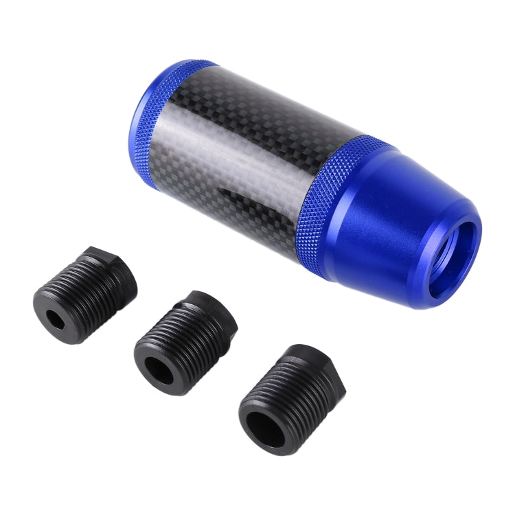 Universal Car Carbon Fiber Metal Gear Shift Knob (Blue) - Shift Knob by buy2fix | Online Shopping UK | buy2fix