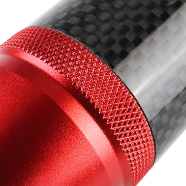 Universal Car Carbon Fiber Metal Gear Shift Knob (Red) - Shift Knob by buy2fix | Online Shopping UK | buy2fix