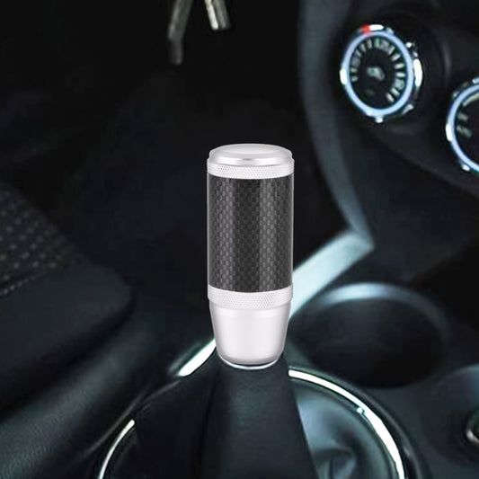 Universal Car Carbon Fiber Metal Gear Shift Knob (Silver) - Shift Knob by buy2fix | Online Shopping UK | buy2fix
