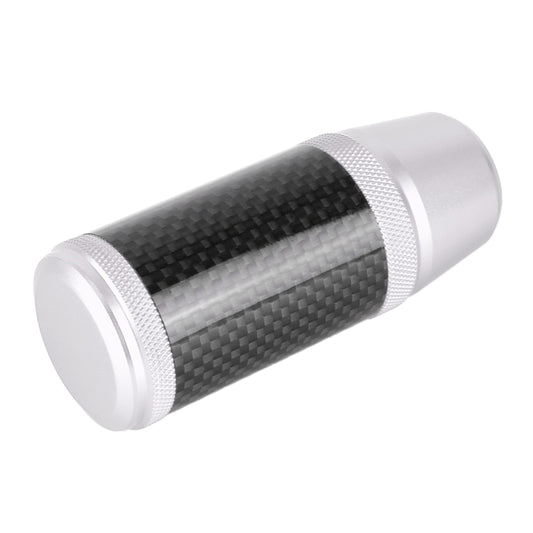 Universal Car Carbon Fiber Metal Gear Shift Knob (Silver) - Shift Knob by buy2fix | Online Shopping UK | buy2fix
