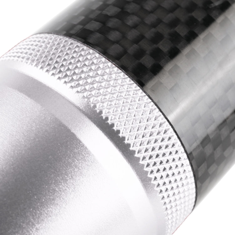 Universal Car Carbon Fiber Metal Gear Shift Knob (Silver) - Shift Knob by buy2fix | Online Shopping UK | buy2fix
