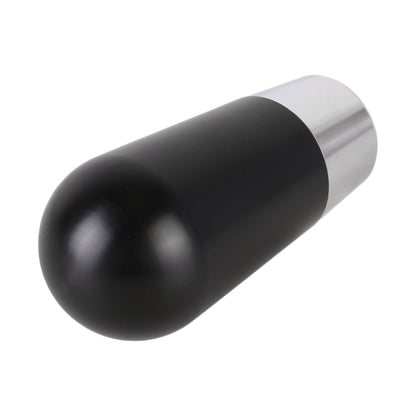 Universal Car Small Ellipsoid Resin + Carbon Fiber Metal Gear Shift Knob (Black) by buy2fix