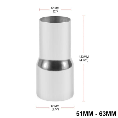51-63mm Car Modified Exhaust Pipe Joint - Engine Fittings by buy2fix | Online Shopping UK | buy2fix