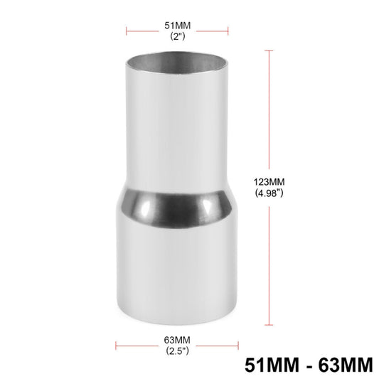 51-63mm Car Modified Exhaust Pipe Joint - Engine Fittings by buy2fix | Online Shopping UK | buy2fix