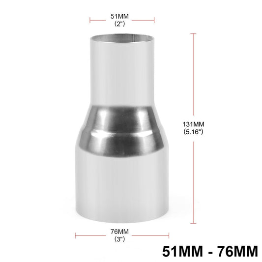 51-76mm Car Modified Exhaust Pipe Joint - Engine Fittings by buy2fix | Online Shopping UK | buy2fix