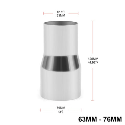 63-76mm Car Modified Exhaust Pipe Joint - Engine Fittings by buy2fix | Online Shopping UK | buy2fix
