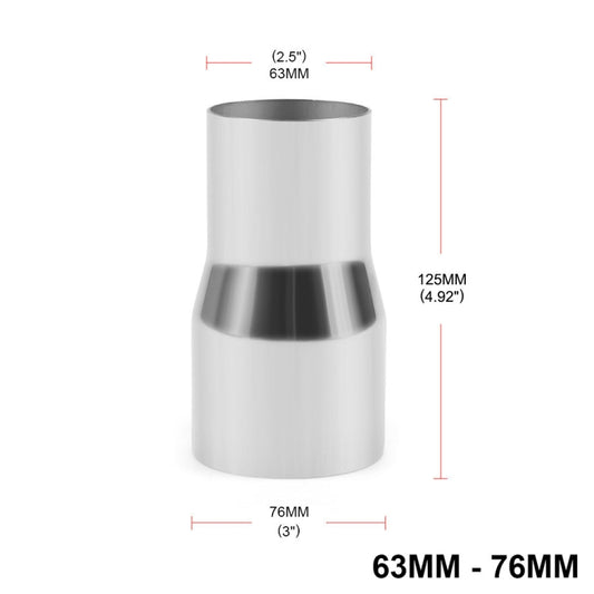 63-76mm Car Modified Exhaust Pipe Joint - Engine Fittings by buy2fix | Online Shopping UK | buy2fix