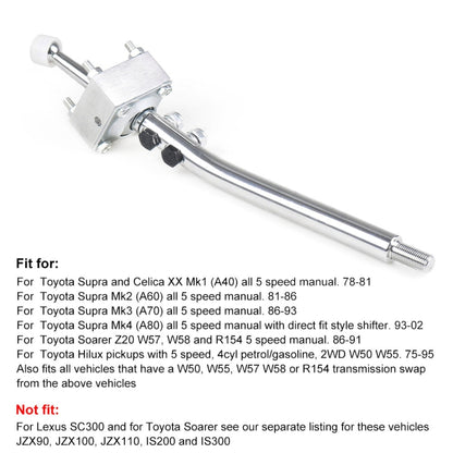Car Modified Gear Lever for Toyota Supra / Celica 1978-2002 by buy2fix