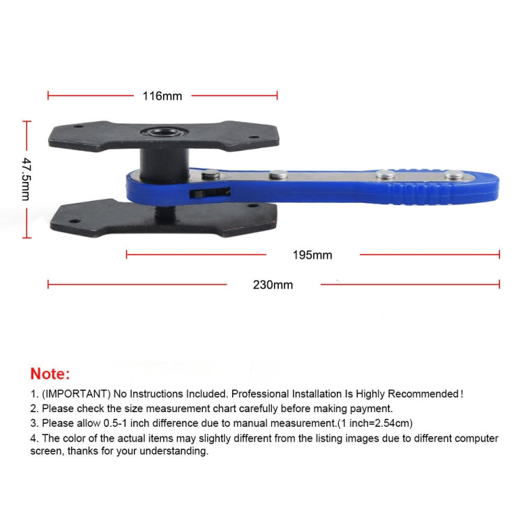 Car Ratchet Brake Piston Spreader Caliper Pad (Blue) - Others by buy2fix | Online Shopping UK | buy2fix