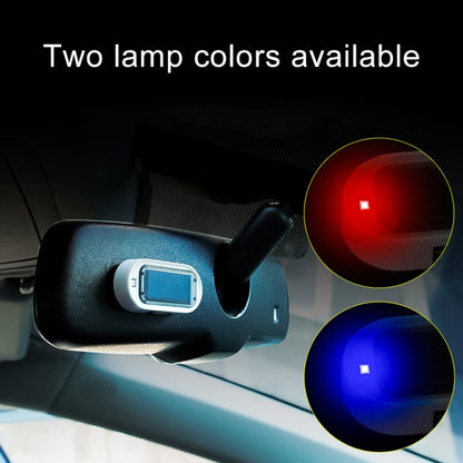 Car Solar Energy Anti-theft Device LED Warning Light (Red) - Instrument Lights by buy2fix | Online Shopping UK | buy2fix