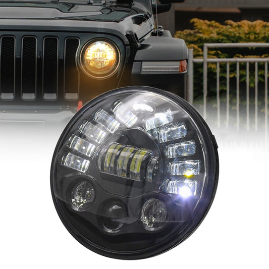 7 inch Car Matrix Gradient LED Headlight Lamps for Jeep Wrangler - Work Lights by buy2fix | Online Shopping UK | buy2fix