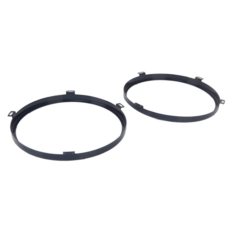 1 Pair 7 inch Headlight Metal Outside Bracket for Jeep Wrangler JK 2007-2017 - Car Light Accessories by buy2fix | Online Shopping UK | buy2fix