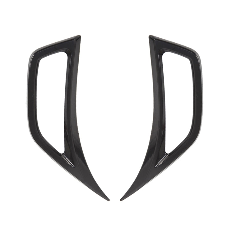 Car Fender Side Air Outlet Decorative Panel for Jeep Wrangler JL 2018-2020 (Black) by buy2fix