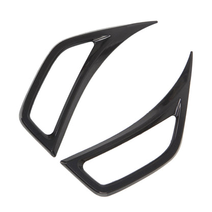 Car Fender Side Air Outlet Decorative Panel for Jeep Wrangler JL 2018-2020 (Black) by buy2fix