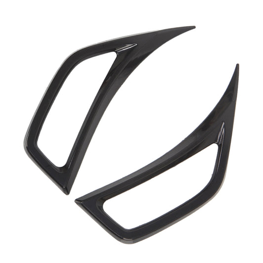 Car Fender Side Air Outlet Decorative Panel for Jeep Wrangler JL 2018-2020 (Black) by buy2fix