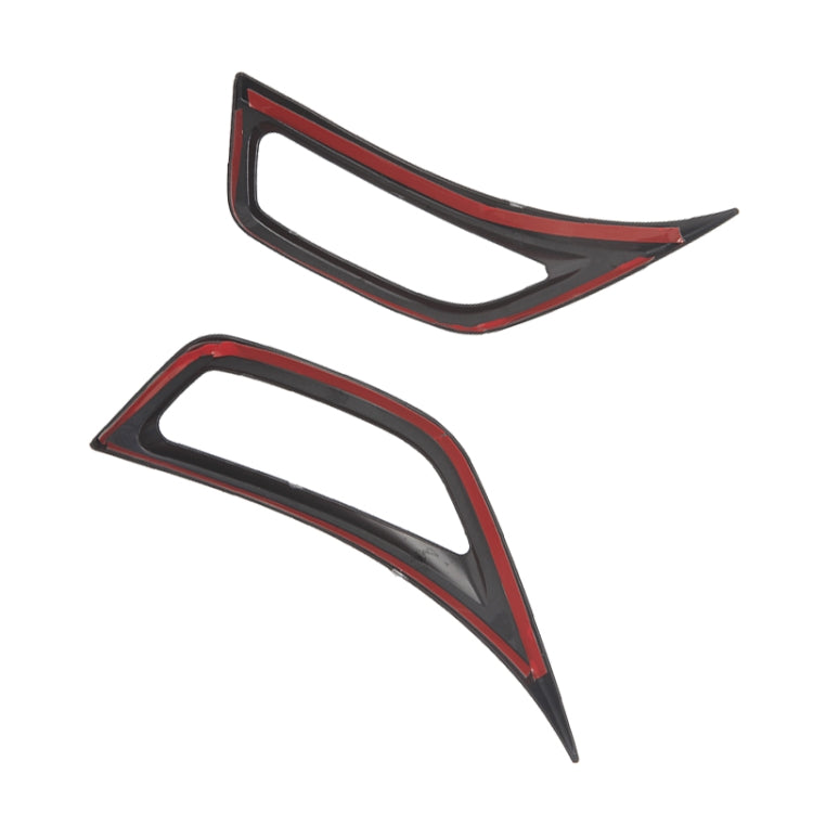 Car Fender Side Air Outlet Decorative Panel for Jeep Wrangler JL 2018-2020 (Black) by buy2fix