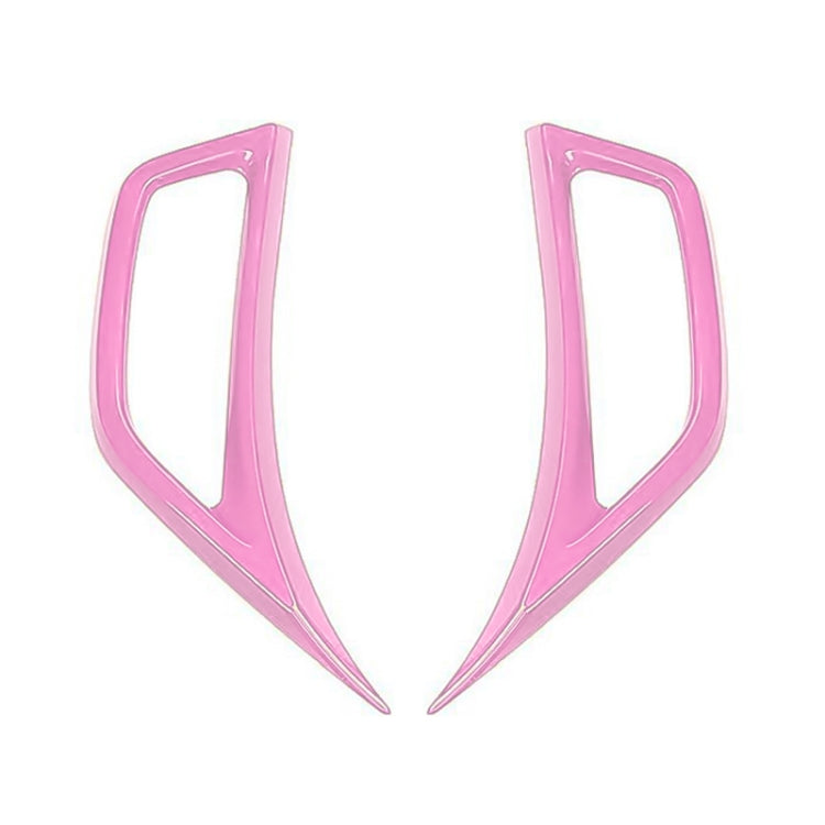 Car Fender Side Air Outlet Decorative Panel for Jeep Wrangler JL 2018-2020 (Pink) by buy2fix