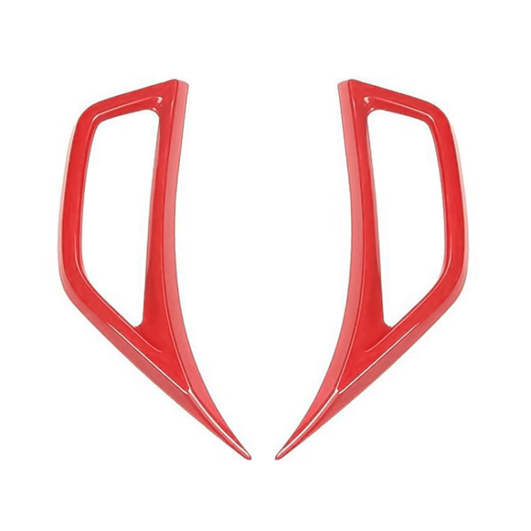Car Fender Side Air Outlet Decorative Panel for Jeep Wrangler JL 2018-2020 (Red) by buy2fix