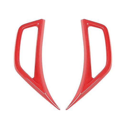 Car Fender Side Air Outlet Decorative Panel for Jeep Wrangler JL 2018-2020 (Red) by buy2fix