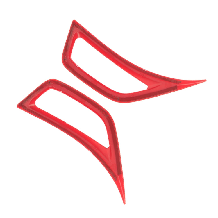 Car Fender Side Air Outlet Decorative Panel for Jeep Wrangler JL 2018-2020 (Red) by buy2fix