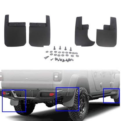 Car ABS Splash Flaps Mudguards Fender Guard for Jeep Wrangler JT 2019-2021 by buy2fix
