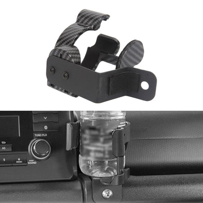Car Multifunctional Carbon Fiber Water Cup Holder for Suzuki Jimny 2019-2020 by buy2fix