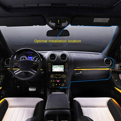 D910 4 inch 1080P HD Night Vision Single Record Driving Recorder by buy2fix