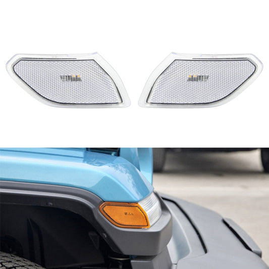 Car Transparent Wheel Eyebrow Side Light Turn Signal Leaf Plate Lamp for Jeep Wrangler JL 2018- - Arrow Turn Lights by buy2fix | Online Shopping UK | buy2fix