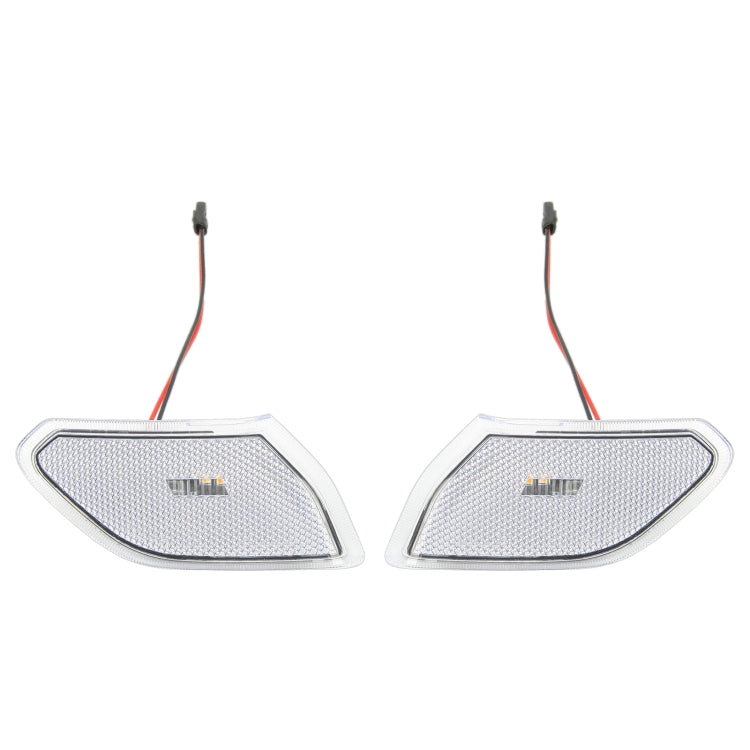 Car Transparent Wheel Eyebrow Side Light Turn Signal Leaf Plate Lamp for Jeep Wrangler JL 2018- - Arrow Turn Lights by buy2fix | Online Shopping UK | buy2fix