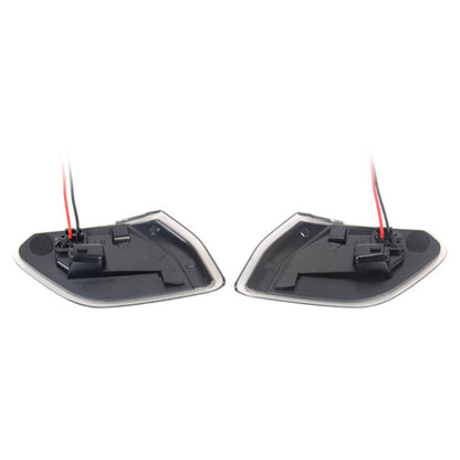 Car Transparent Wheel Eyebrow Side Light Turn Signal Leaf Plate Lamp for Jeep Wrangler JL 2018- - Arrow Turn Lights by buy2fix | Online Shopping UK | buy2fix