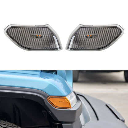 Car Black Wheel Eyebrow Side Light Turn Signal Leaf Plate Lamp for Jeep Wrangler JL 2018- - Arrow Turn Lights by buy2fix | Online Shopping UK | buy2fix