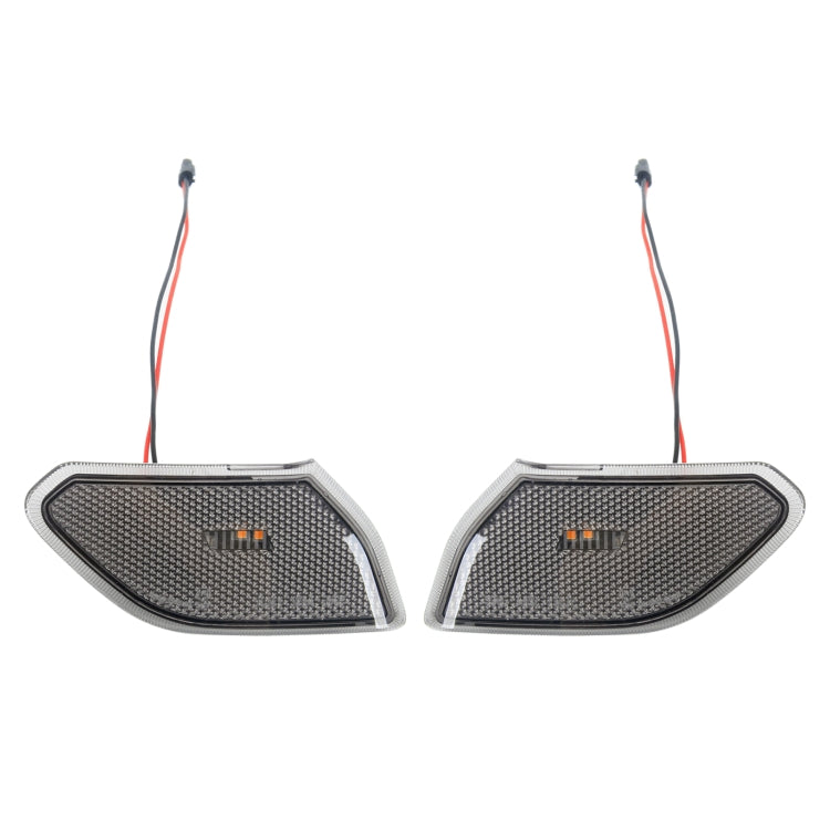 Car Black Wheel Eyebrow Side Light Turn Signal Leaf Plate Lamp for Jeep Wrangler JL 2018- - Arrow Turn Lights by buy2fix | Online Shopping UK | buy2fix