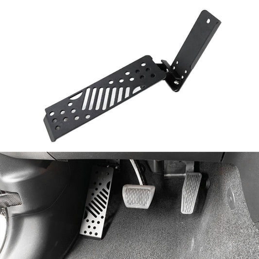 Car Modification Straight Metal Left Foot Rest Pedal for Jeep Wrangler JL 2018-2019 - Foot Pedal by buy2fix | Online Shopping UK | buy2fix