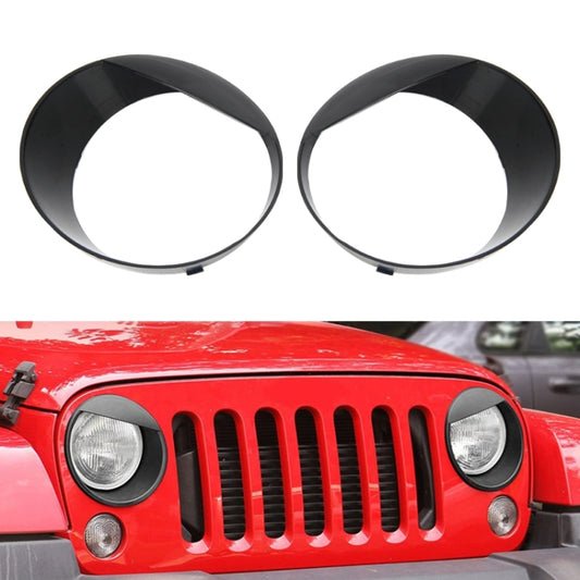 Car Headlight Lampshade for Jeep Wrangler JL 2018- - Car Light Accessories by buy2fix | Online Shopping UK | buy2fix