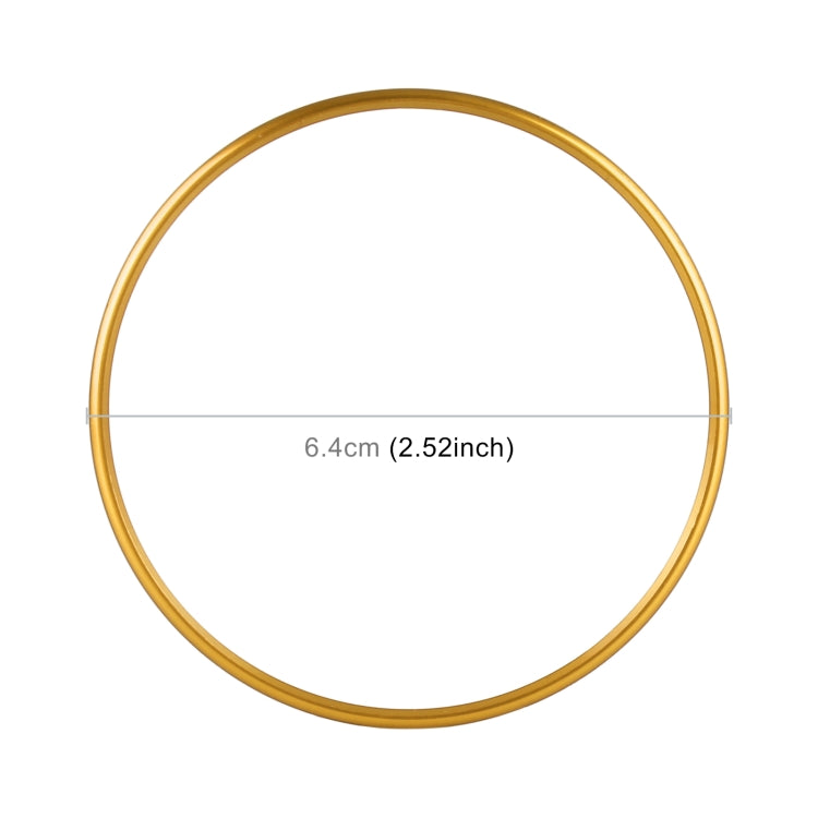 Car Headlight Switch Decorative Ring for Volkswagen Golf (Gold) by buy2fix